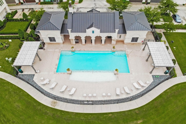 view of pool
