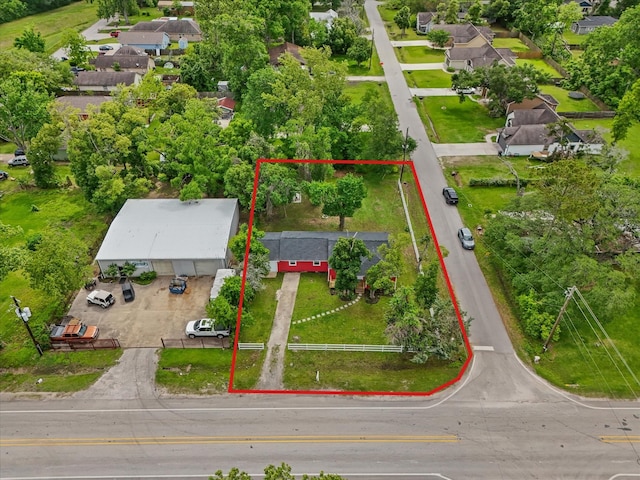 5225 Main St, Santa Fe, TX 77510 - drone / aerial view featuring a residential view