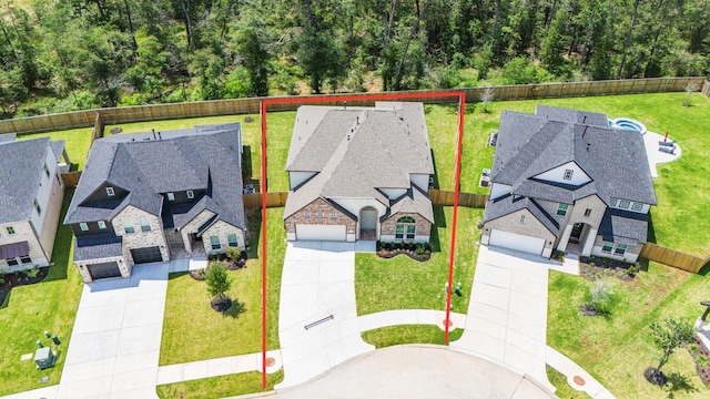 1904 Golden Spruce Ln, Conroe, TX 77301 - drone / aerial view with a residential view