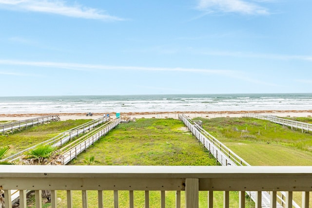 2330 Blue Water Hwy, Surfside Beach, TX 77541 - water view with a beach view