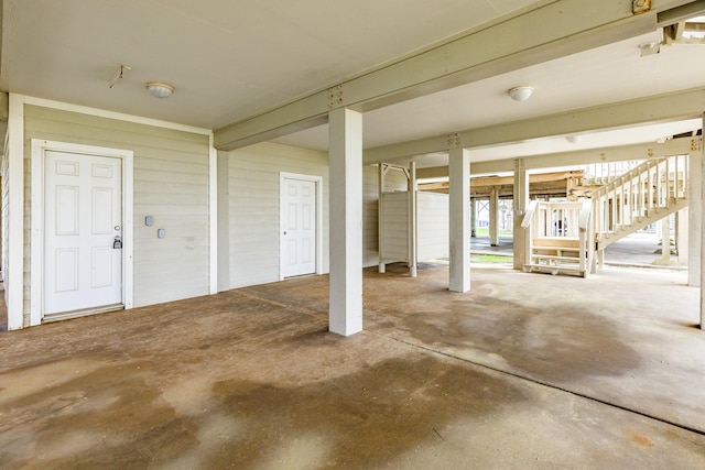 2330 Blue Water Hwy, Surfside Beach, TX 77541 - view of patio featuring stairs