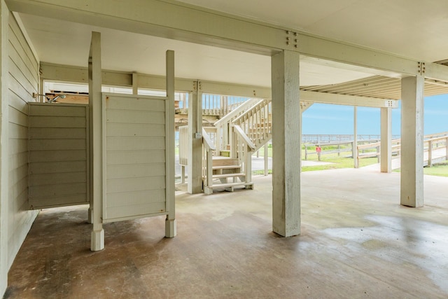 2330 Blue Water Hwy, Surfside Beach, TX 77541 - view of patio with stairway