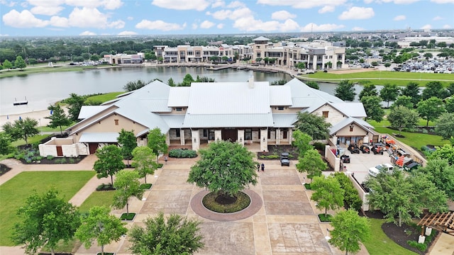 10418 Texas Sage Way, Cypress, TX 77433 - view from above of property featuring a nearby body of water