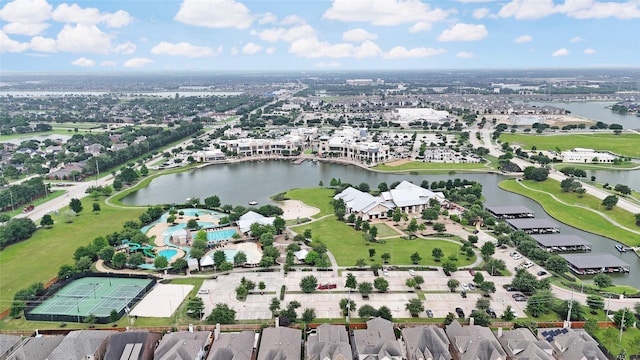 10418 Texas Sage Way, Cypress, TX 77433 - view of property location featuring a large body of water