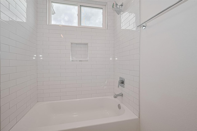 full bath with washtub / shower combination