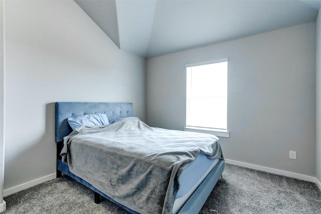 4910 Magnolia Springs Dr, Pearland, TX 77584 - bedroom with baseboards, carpet flooring, and lofted ceiling