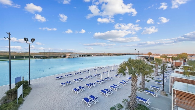 2811 Gran Castillo Dr, Texas City, TX 77568 - water view featuring a notable bridge