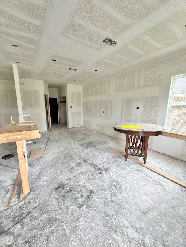119 N 8th St, Beasley, TX 77417 - interior space with a textured ceiling and visible vents