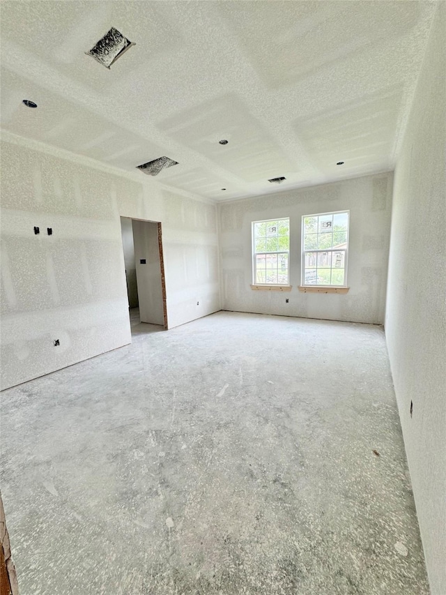 119 N 8th St, Beasley, TX 77417 - unfurnished room featuring a textured ceiling and visible vents