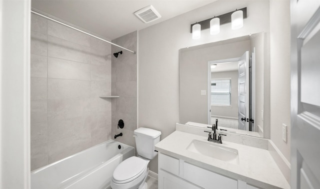 2617 Bisbee Rd, League City, TX 77573 - bathroom featuring toilet, vanity, and  shower combination