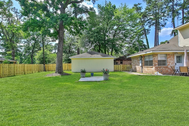 711 Rosewood Dr, Shenandoah, TX 77381 - view of yard featuring a patio