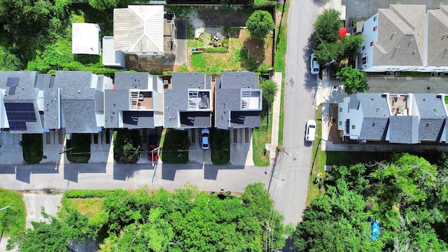 drone / aerial view featuring a residential view
