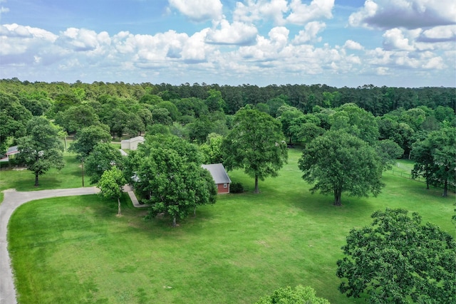 aerial view with a view of trees