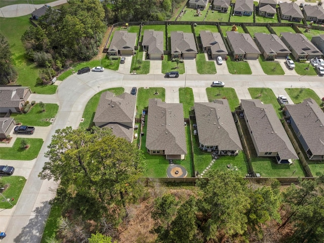 bird's eye view featuring a residential view