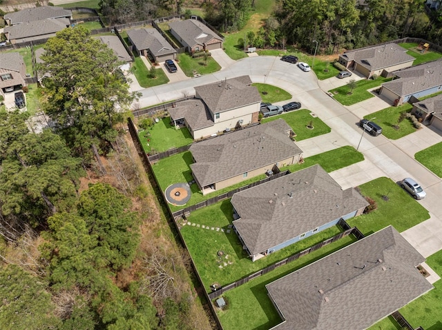 birds eye view of property featuring a residential view