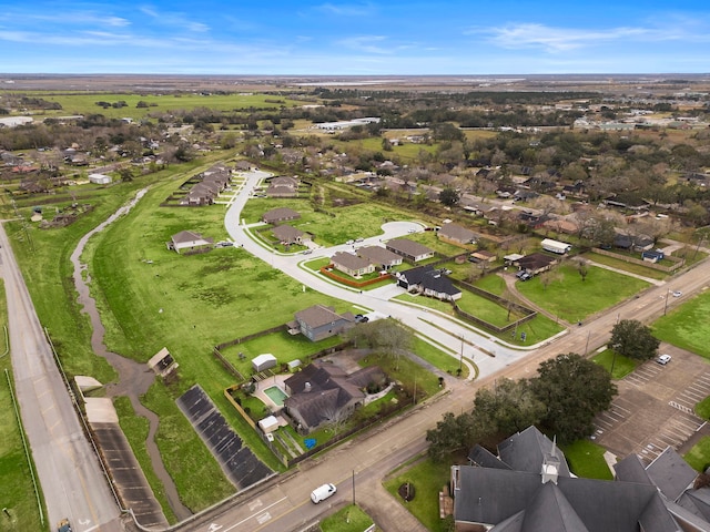 bird's eye view featuring a residential view