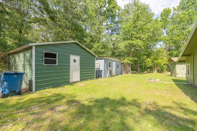 9847 N Lake Vw, Montgomery, TX 77316 - view of shed featuring view of scattered trees