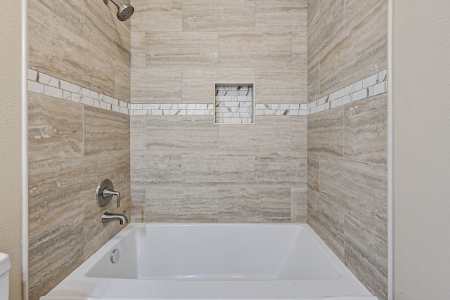 bathroom featuring shower / bathtub combination