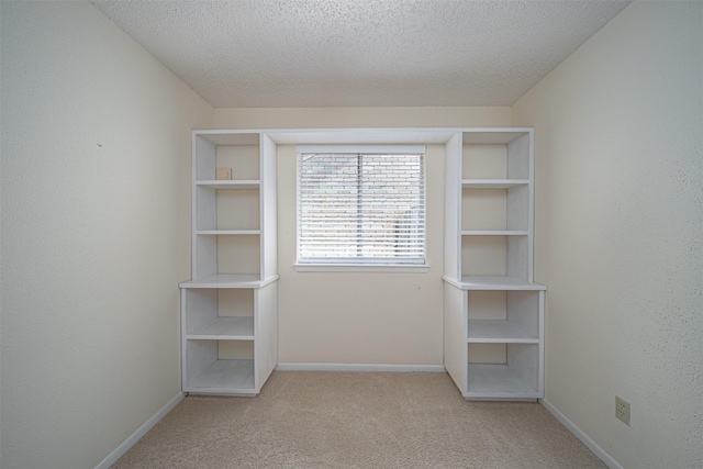 spacious closet with carpet floors