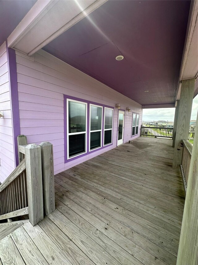 view of deck
