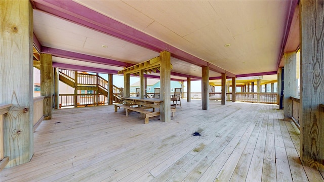 975 S Stingaree, Crystal Beach, TX 77650 - view of deck