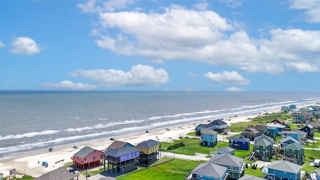 975 S Stingaree, Crystal Beach, TX 77650 - aerial perspective of suburban area with extended coastline