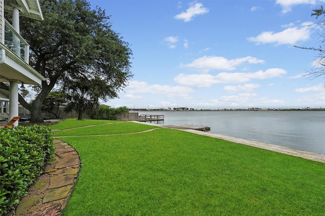 18 S Shore Dr S, Galveston, TX 77551 - exterior space featuring a dock