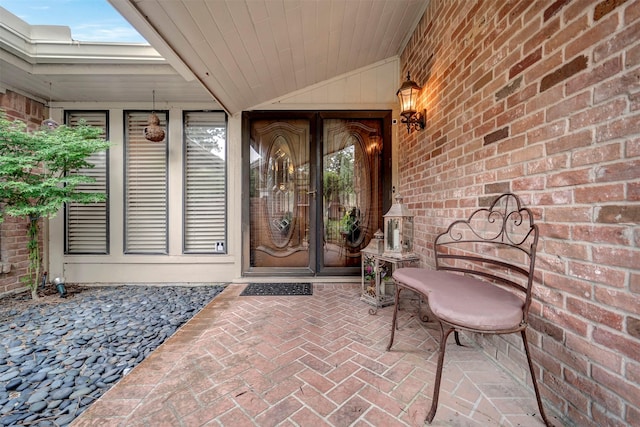 5611 Westerham Pl, Houston, TX 77069 - doorway to property with brick siding