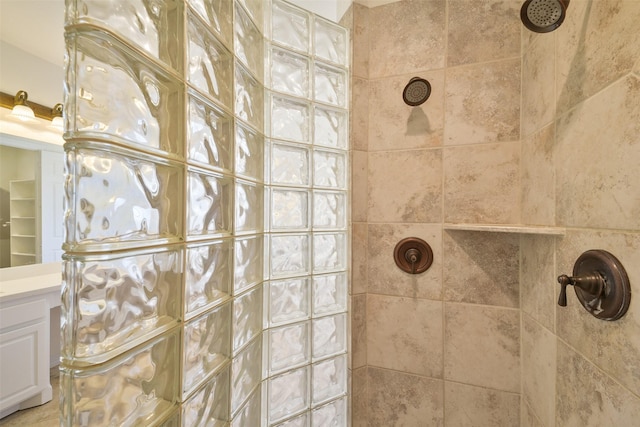 room details with walk in shower