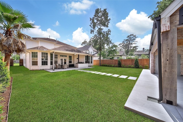 8322 Merlin Dr, Spring Valley Village, TX 77055 - view of yard featuring a patio