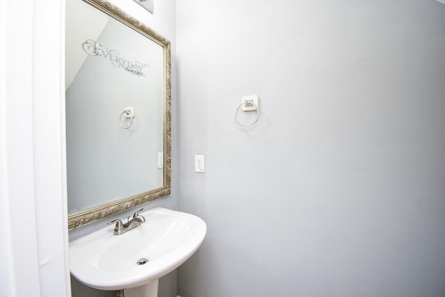 bathroom with a sink