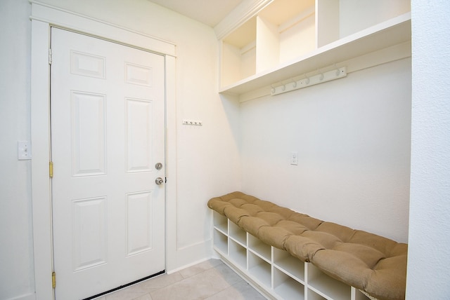 1406 Foxwood Rd, Houston, TX 77008 - mudroom with light tile patterned flooring