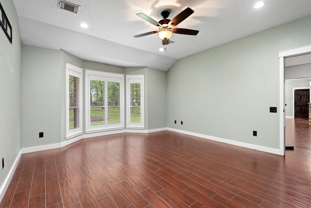 230009 Kama Dr, Porter, TX 77365 - empty room featuring a ceiling fan, baseboards, and visible vents