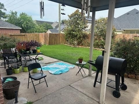 15827 Maple Shores Dr, Houston, TX 77044 - view of patio / terrace with area for grilling