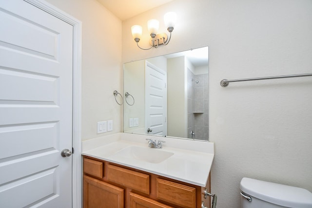 18007 Alora Springs Trce, Cypress, TX 77433 - full bathroom with toilet, vanity, and a shower