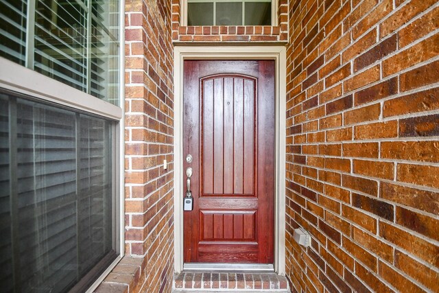 18007 Alora Springs Trce, Cypress, TX 77433 - property entrance with brick siding