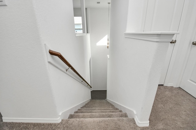 25489 Northpark Spruce Dr, Porter, TX 77365 - stairs with carpet floors