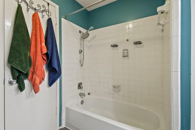 full bathroom with shower / bathtub combination