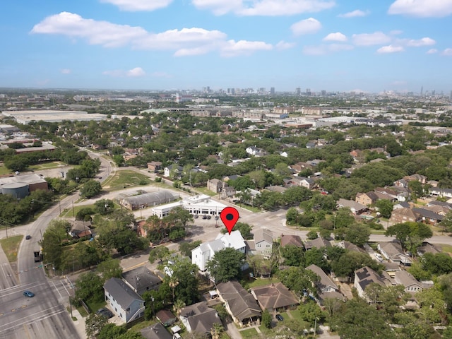 aerial view featuring a residential view