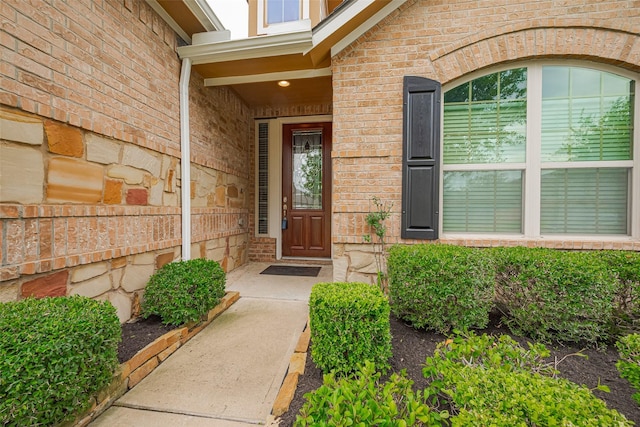 8135 W Pine Creek Bnd, Cypress, TX 77433 - view of exterior entry with brick siding