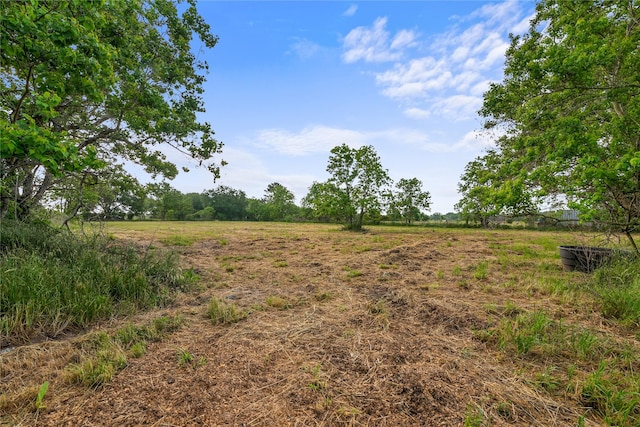 view of landscape with a rural view