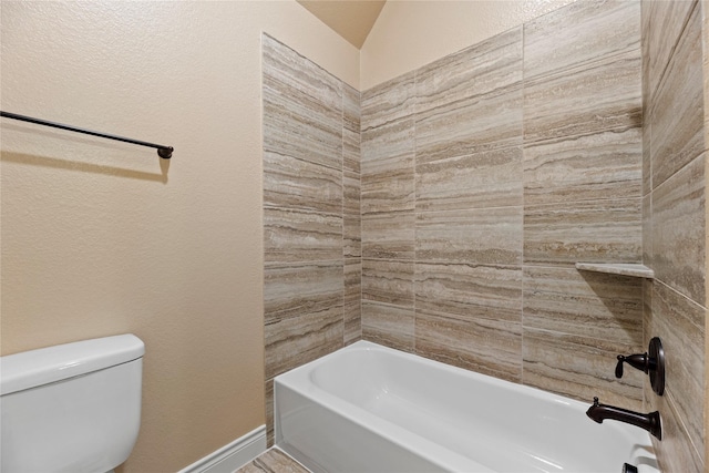 15306 Guava Vis, Conroe, TX 77302 - full bathroom featuring toilet and tub / shower combination