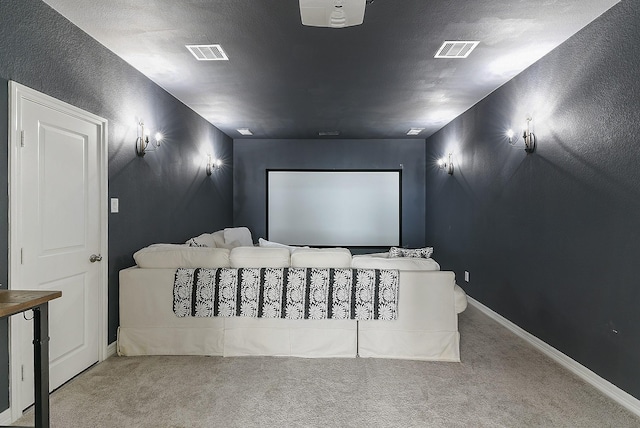 2502 Crossvine Dr, Katy, TX 77494 - carpeted cinema featuring baseboards and visible vents