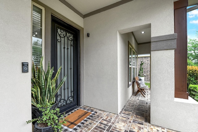 2502 Crossvine Dr, Katy, TX 77494 - entrance to property featuring stucco siding