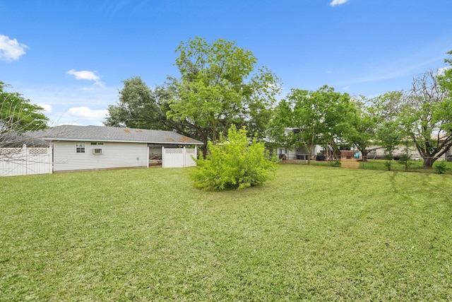 6625 E Post Rd, Kyle, TX 78640 - view of yard with fence