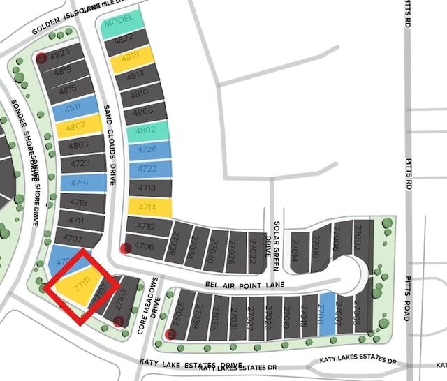 27111 Bel Air Point Ln, Katy, TX 77493 - map location