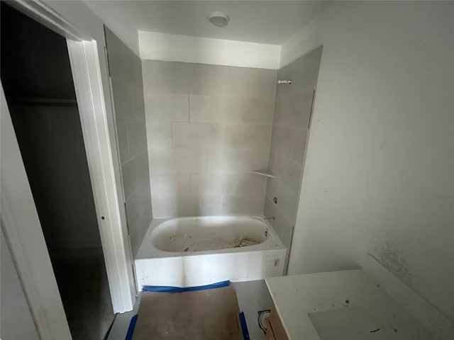 27111 Bel Air Point Ln, Katy, TX 77493 - bathroom featuring vanity and bathing tub / shower combination