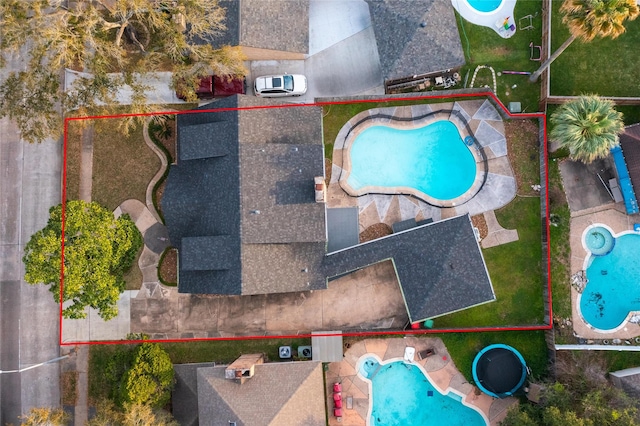 1226 Westgreen Blvd, Katy, TX 77450 - birds eye view of property