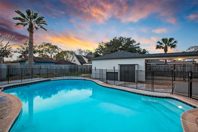1226 Westgreen Blvd, Katy, TX 77450 - view of swimming pool with a fenced in pool and fence