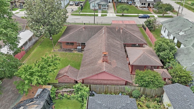 birds eye view of property featuring a residential view